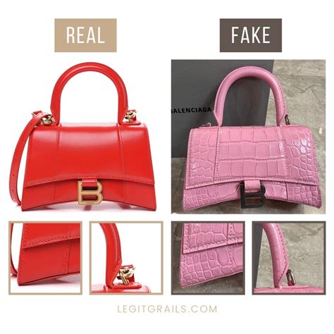 real vs fake balenciaga hourglass bag|how to tell balenciaga bag.